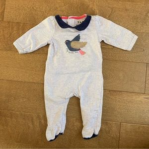 3/$10 TAPE À L’ŒIL Baby girl footie pyjamas 1m